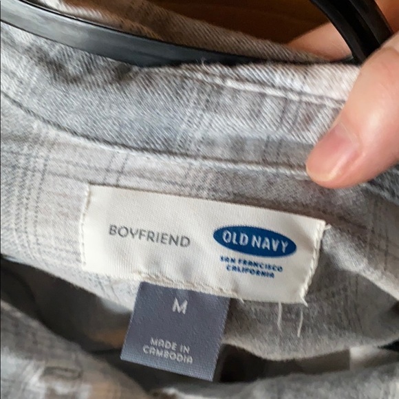 Old Navy plaid long sleeve - Picture 3 of 3